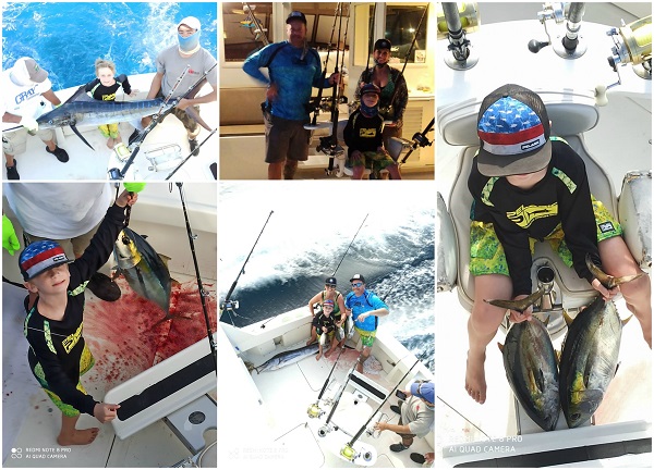 Happy New Year and 8th Happy Birthday to NJ Thompson aboard with mom and dadNolan and Nicole visiting from Cypress, California