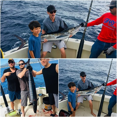 VIP Guests aboard our 43′ Hatteras