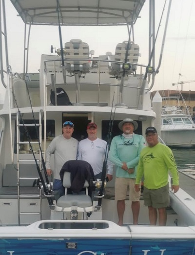 Day two for VIP Guests Scott Kirchoff, Mark Beirstedt, Rob Walston and Malcolm Boatman visiting from Orange Grove, Texas