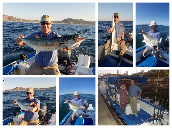A fine day panga fishing for VIP Guest Cameron MacKenzie visiting from Big Sky, Montana