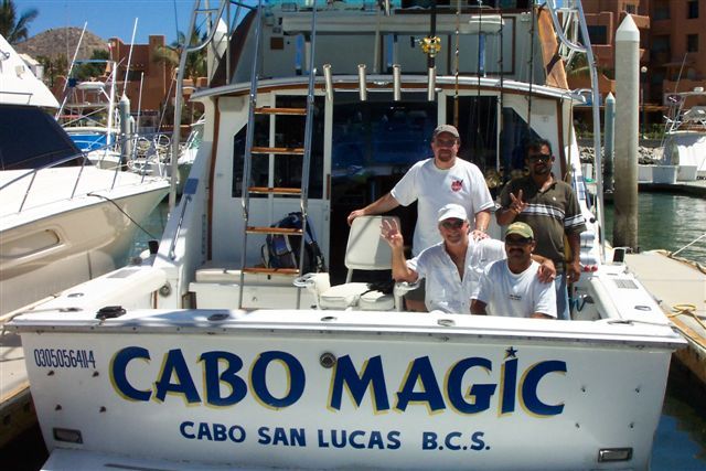 Return VIP Client Rory Gehman & Amigos after day four of six .. today – April 10, 2006 – 4 Striped Marlin released!