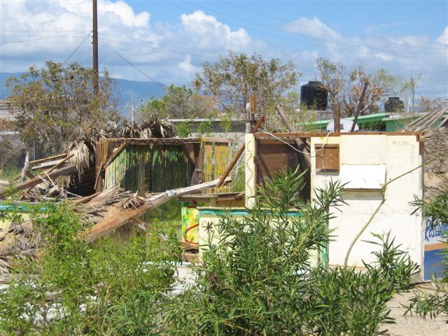 Hurricane John Relief Project today fishing takes a back seat.