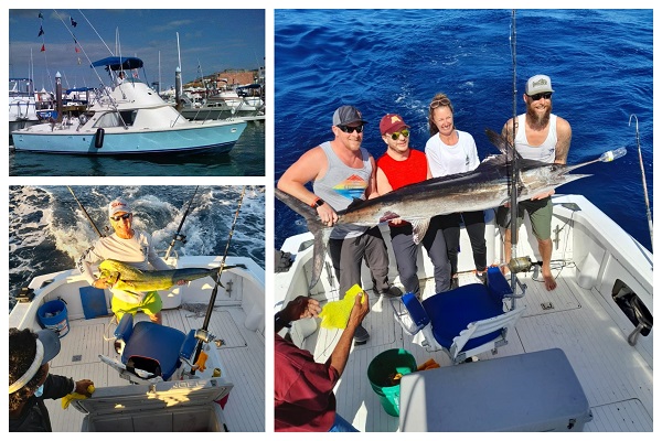 Our new addition – the classic 31′ Bertram shows this group Cabo Magic