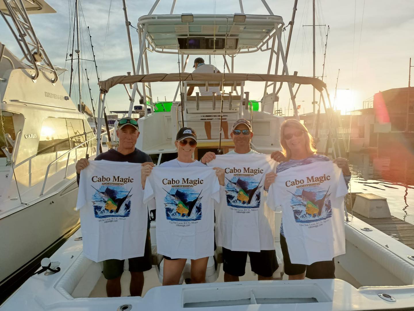 8/22/2022 VIP Guests Steve and Sheri Hanneke with friends Rick and Ginger Raborn visiting from Ridgeland, Mississippi 34' Blackfin